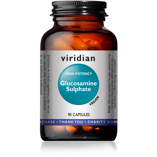 Viridian High Potency Glucosamine Sulphate 1000mg, 90capsules