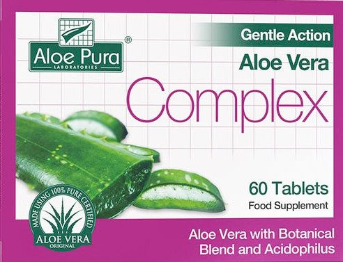Aloe Pura Gentle Action Aloe Vera Complex 60 Tablets