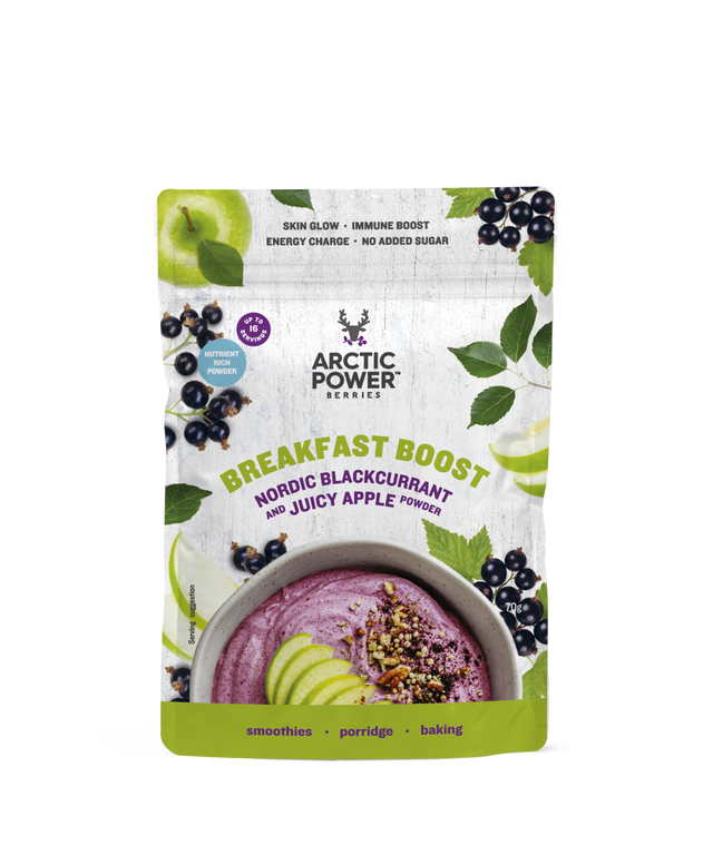 Arctic Power Berries Nordic Blackcurrant and Apple Powder, 70gr