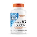 Doctor's Best Vitamin D3 125 mcg (5,000 IU), 180 Softgels