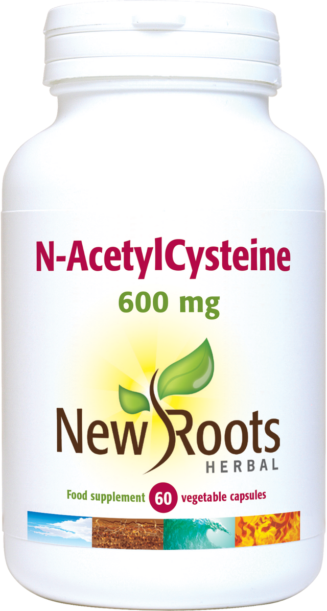 New Roots Herbal N-AcetylCysteine,  60 Capsules