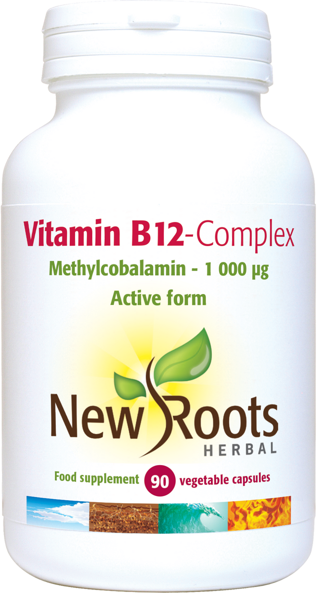 New Roots Herbal Vitamin B12 Complex, 90 Capsules Revital