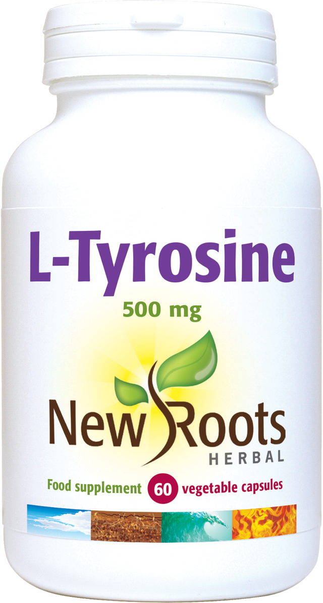 New Roots Herbal L-Tyrosine,  60 Capsules