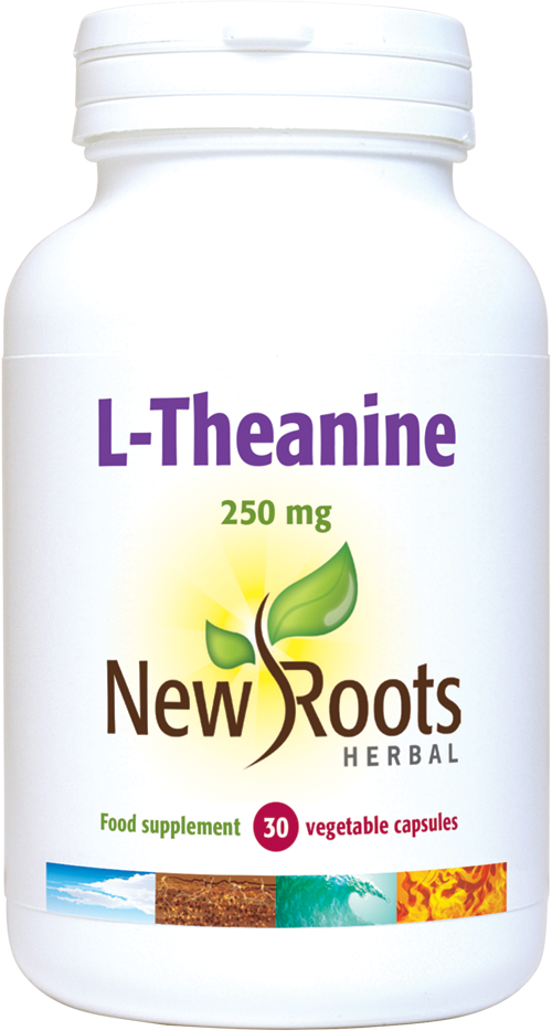 New Roots Herbal L-Theanine,  30 Capsules