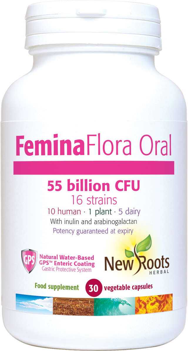 New Roots Herbal Femina Flora Oral,  30 Capsules