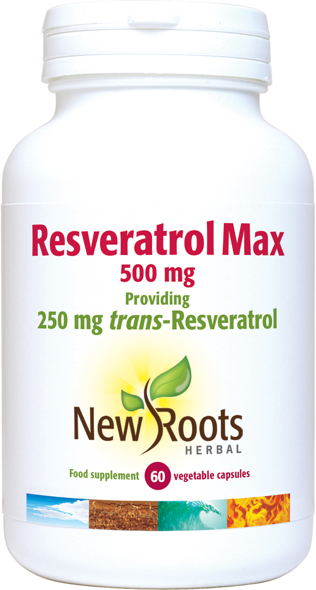 New Roots Herbal Resveratrol Max,   60 Capsules