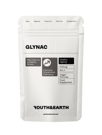 Youth & Earth GLYNAC (NAC & Glysine), 60 Capsules