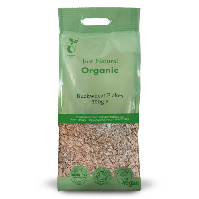 Just Natural Organic Buckwheat Flakes, 350gr