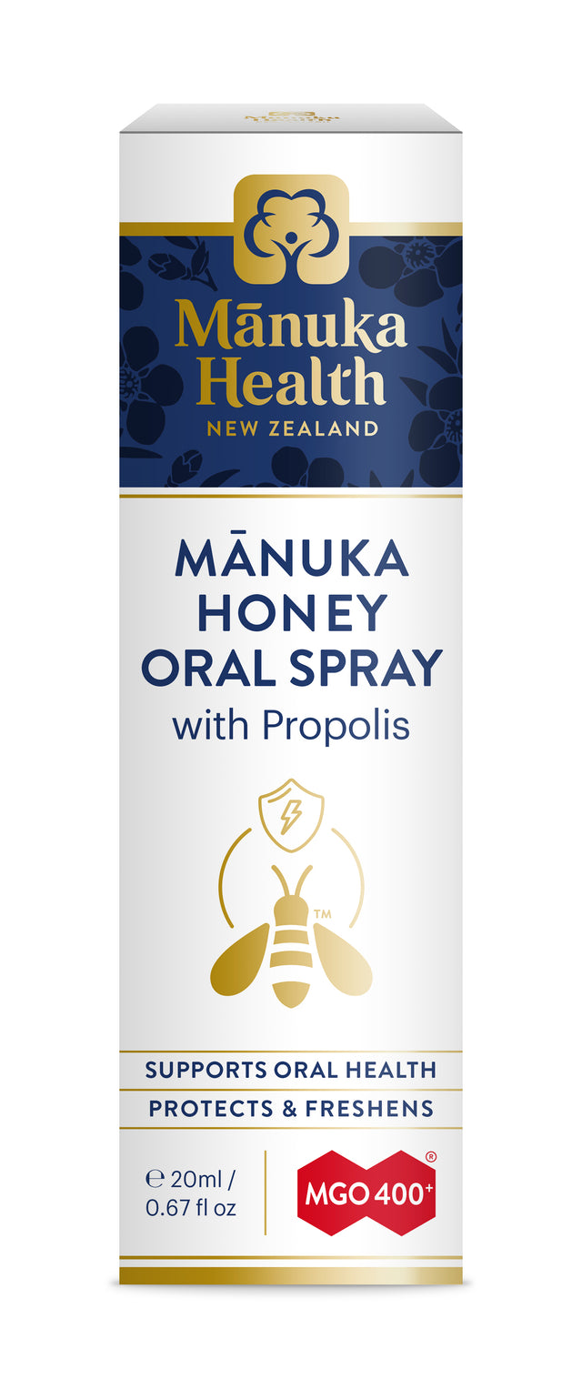 Manuka Health MGO400+ Throat Spray- Propolis, 20ml