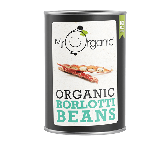 Mr Organic Borlotti Beans,  400gr