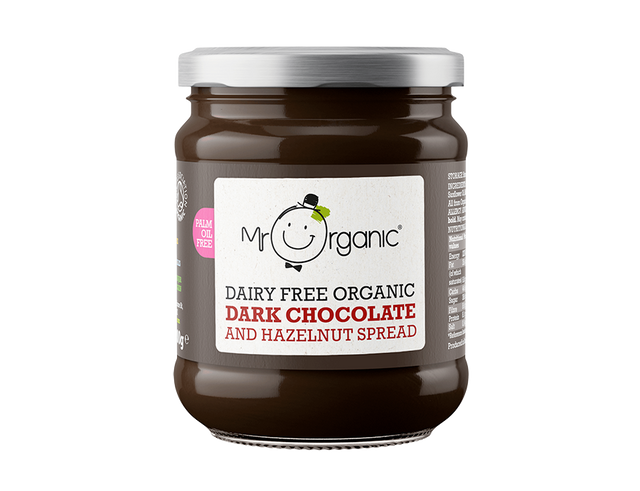 Mr Organic Dark Chocolate & Hazelnut Spread,  200gr