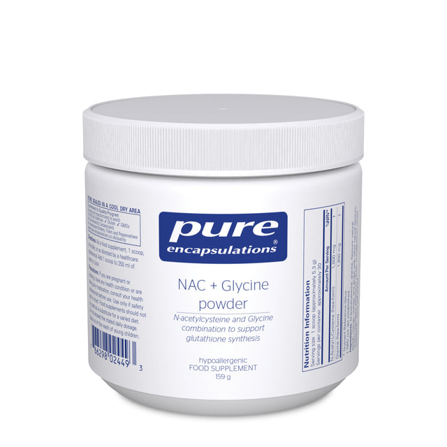 Pure Encapsulations NAC + Glycine Powder, 159gr