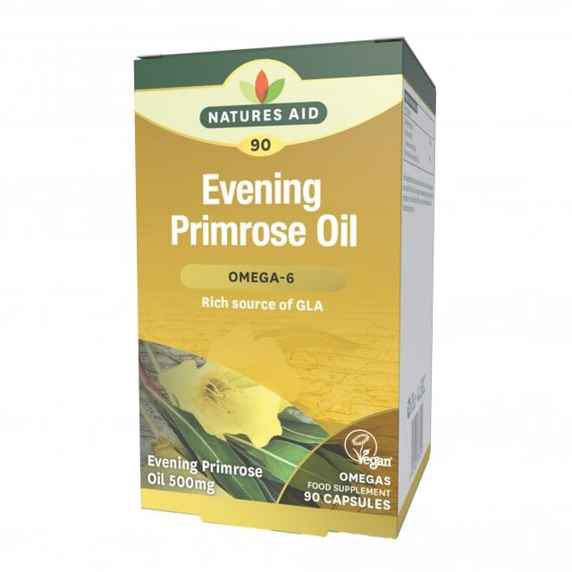 Natures Aid Evening Primrose Oil, 500mg, 90 Capsules