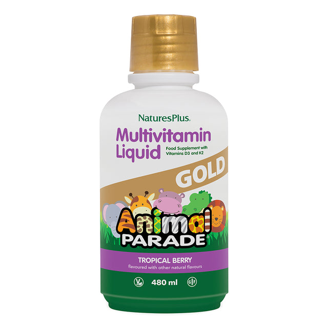 Natures Plus Animal Parade Multivitamin Liquid Gold, 480ml