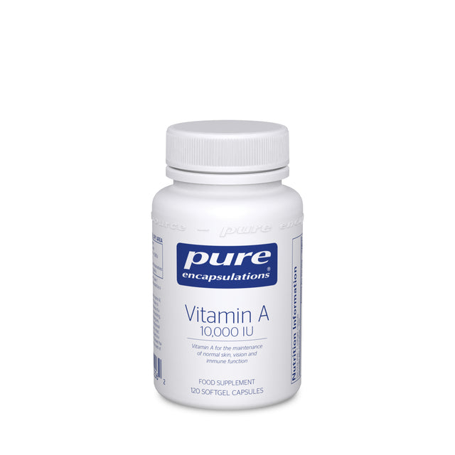 Pure Encapsulations Vitamin A 10000iu, 120 Softgel Capsules