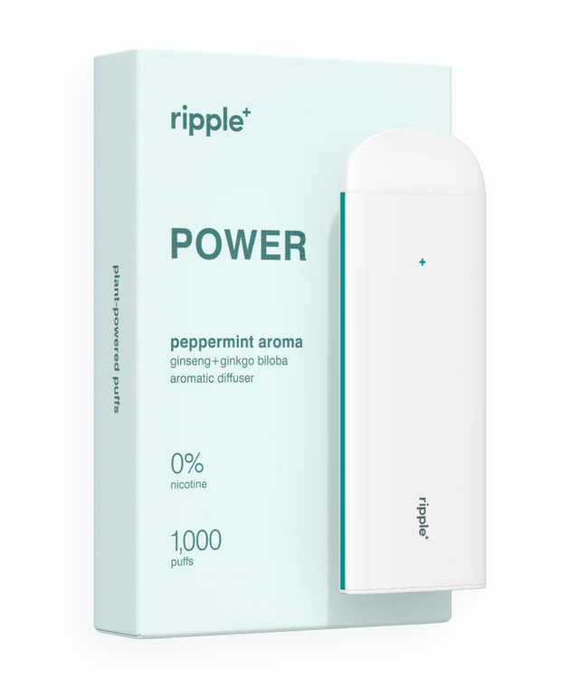 Ripple+ Power Peppermint Aroma Zero Nicotine Diffuser, 56gr - 18+ Only