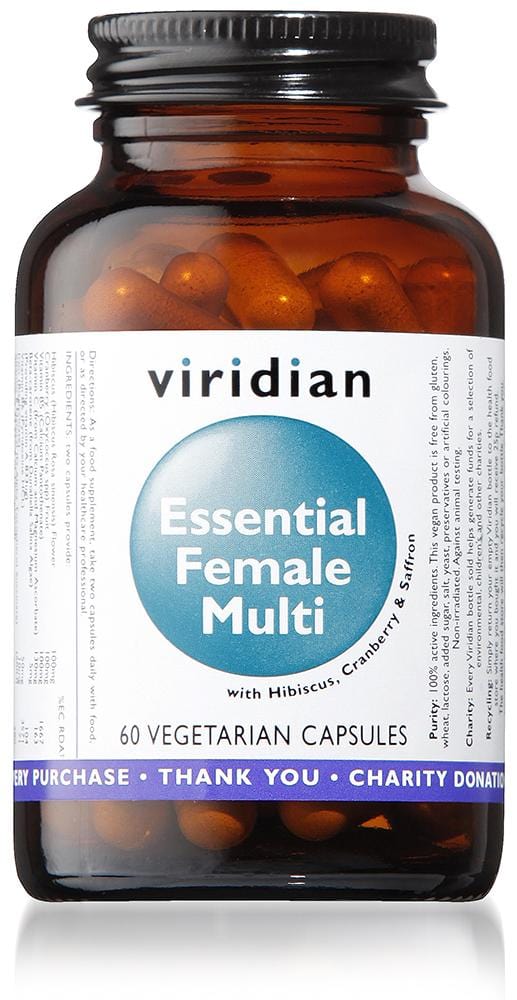 Viridian Nutrition Essential Female Multi, 60 Capsules