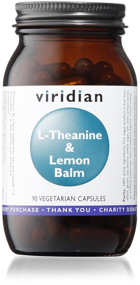 Viridian L-Theanine & Lemon Balm, 90 VCapsules