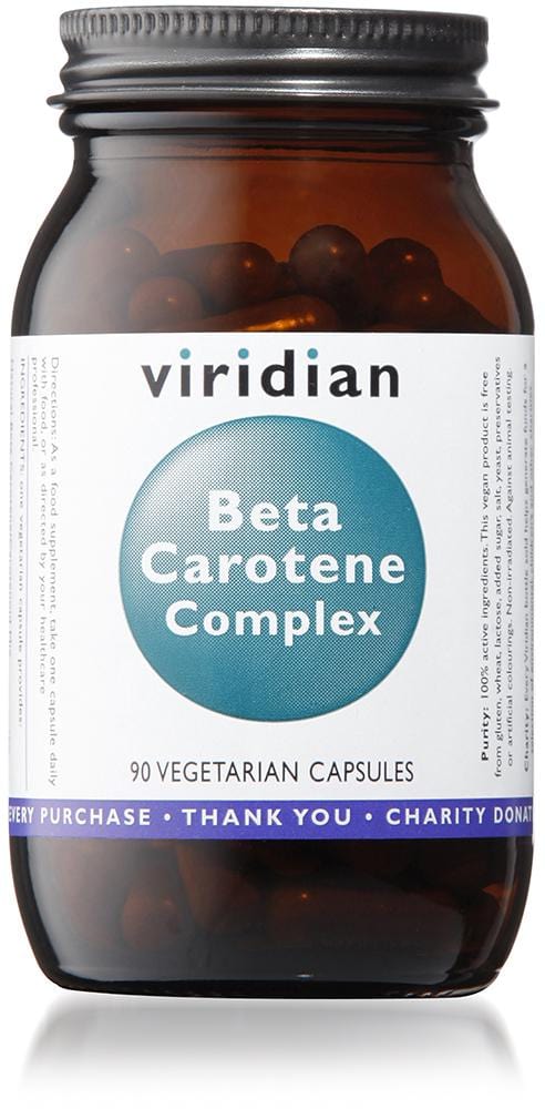 Viridian Beta Carotene, 15mg, 90 VCapsules