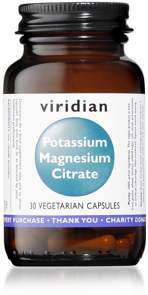Viridian Potassium Magnesium Citrate, 30 VCapsules