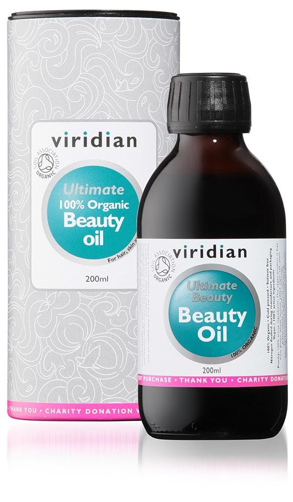 Viridian 100% Organic Ultimate Beauty Oil, 200ml