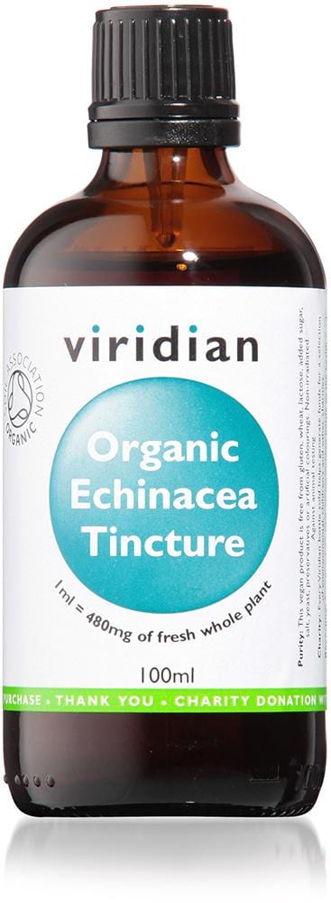Viridian 100% Organic Echinacea Tincture, 100ml