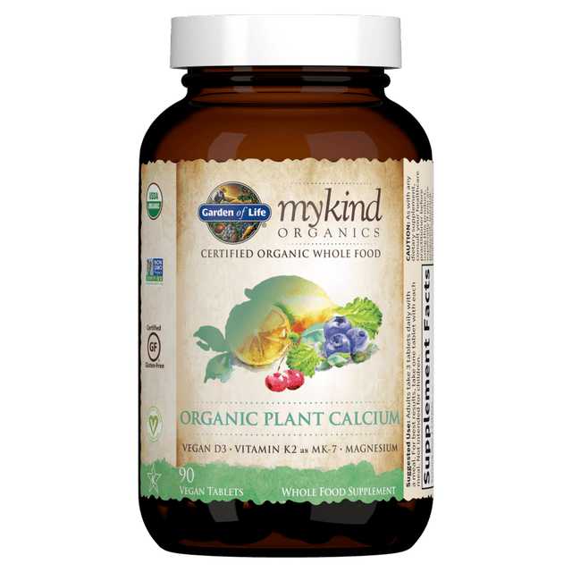 Garden Of Life mykind Organic Plant Calcium , 90 Tablets
