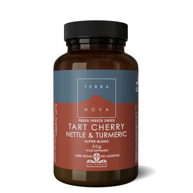 Terranova Tart Cherry, Nettle & Turmeric Super-Blend, 50G