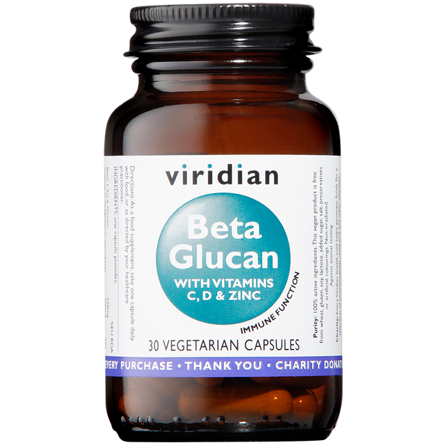Viridian Beta Glucan, 30 VCapsules