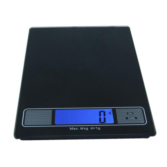 Sonvadia Digital Kitchen Scale, Flat Glass Surface - 10Kg - Black