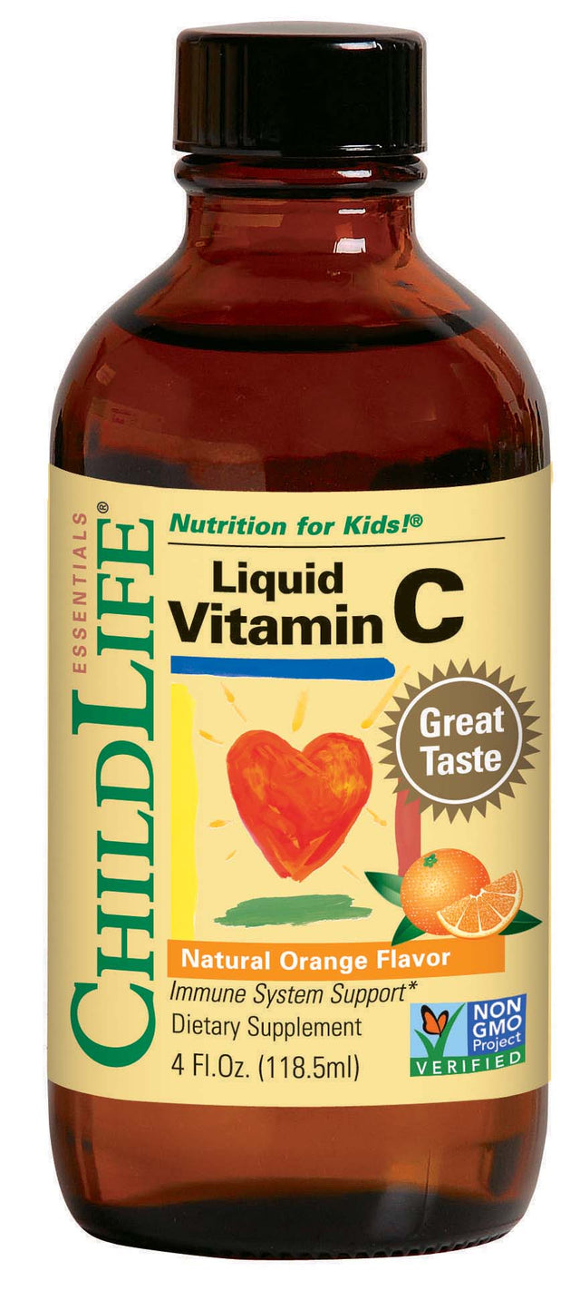 ChildLife Essentials Vitamin C-  Orange Flavour, 120ml