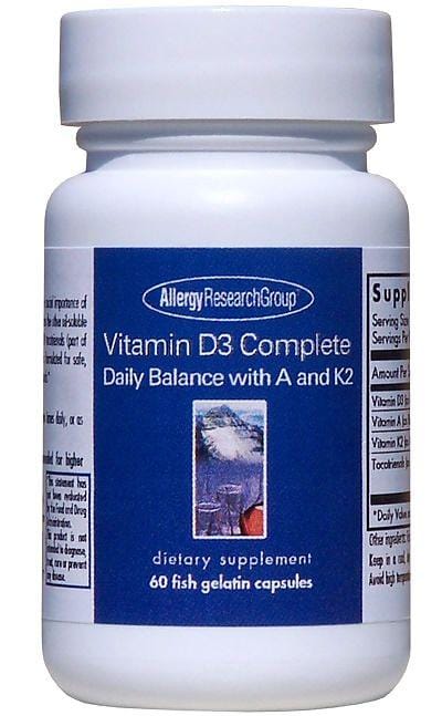 Allergy Research Vitamin D3 Complete, 60