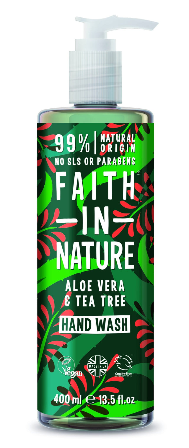 Faith in Nature Aloe Vera & Tea Tree Hand Wash,  400ml