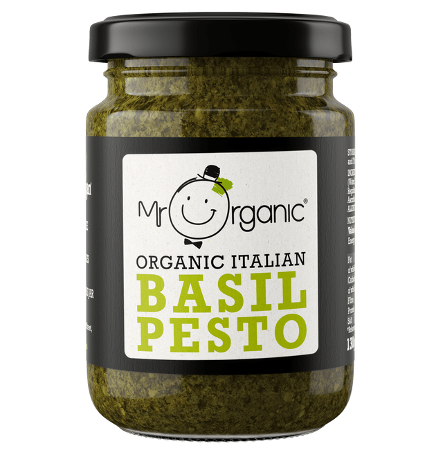 Mr Organic Vegan Basil Pesto, 130gr