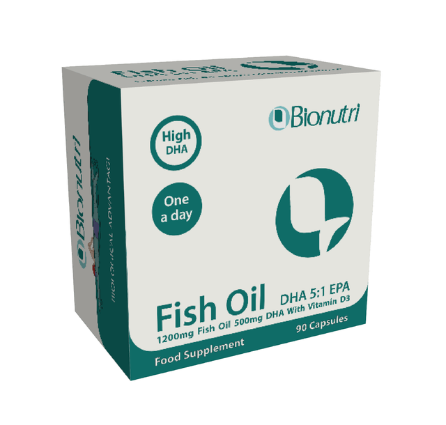 Bionutri Fish Oil: DHA 5:1 EPA, 90 Capsules