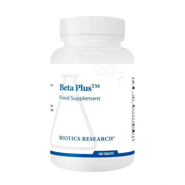 Biotics Research Beta Plus,180 Tablets