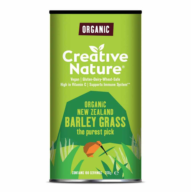 Creative Nature Raw Skinny Greens Barley Grass Powder , 200gr