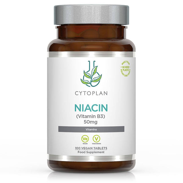 Cytoplan Niacin (Vitamin B3), 50mg, 100 Tablets