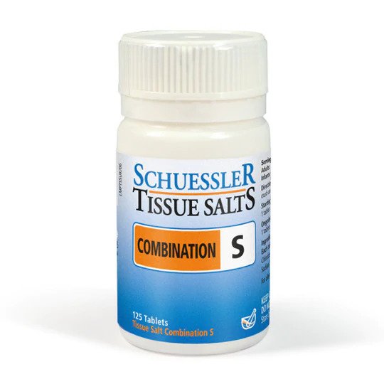 Dr. Schüssler Salts Combination S- Stomach Upsets, 125 Tablets