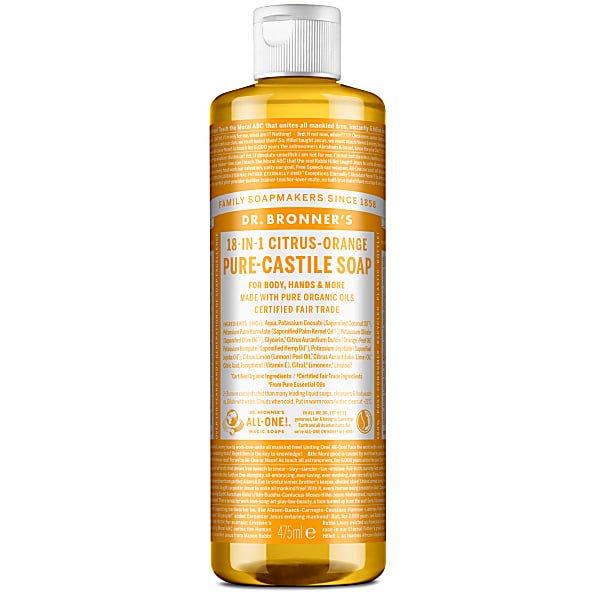 Dr Bronner Organic Castile Soap- Citrus,  473ml