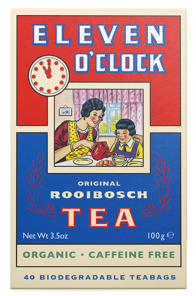 Eleven O'Clock Organic Rooibosch Tea, 40 Bags