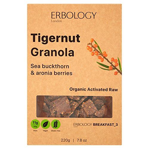 Erbology Organic Tigernut Granola with Sea Buckthorn, 220gr