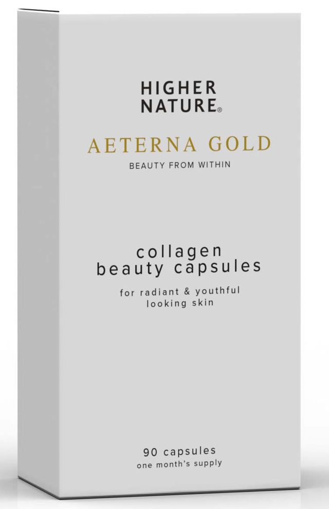 Higher Nature Aeterna Gold Collagen Beauty Capsules, 90 Capsules