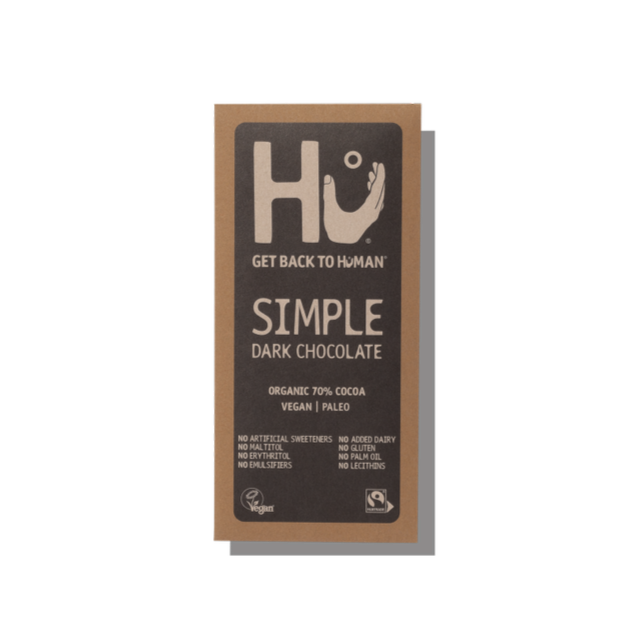 Hu Simple Dark Chocolate Bar, 60gr