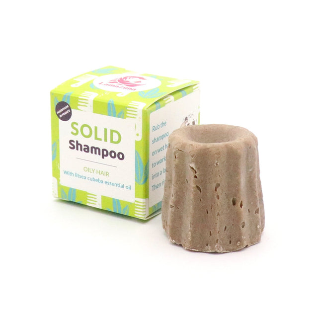 Lamazuna Solid Shampoo - Oily Hair, Lemon 55gr
