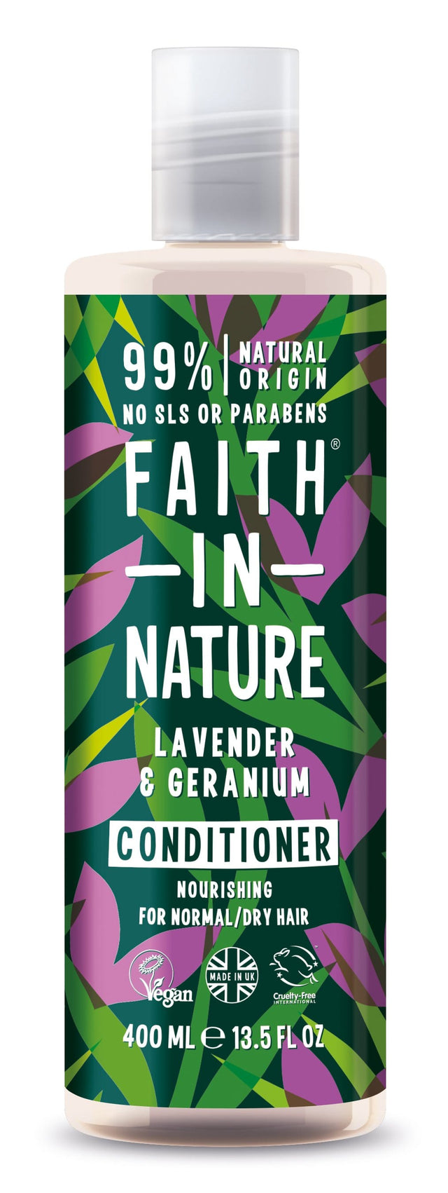 Faith in Nature  Lavender & Geranium Conditioner,  400ml