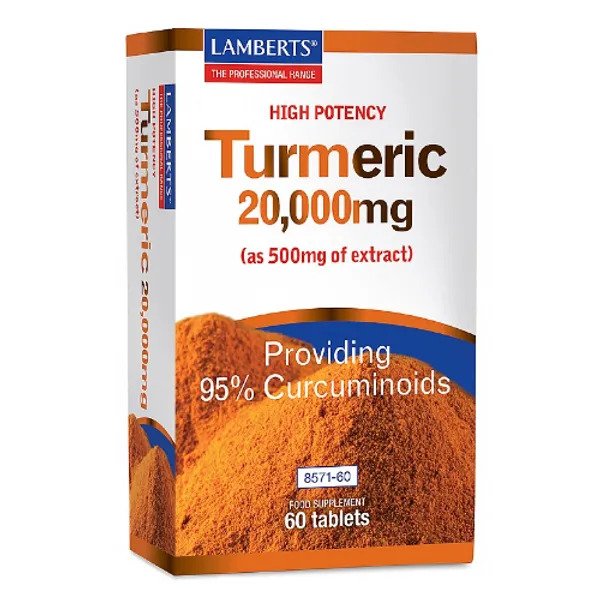Lamberts Turmeric 20000mg, 60 Tablets