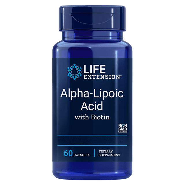 Life Extension Alpha-Lipoic Acid with Biotin 250mg,  60 Capsules
