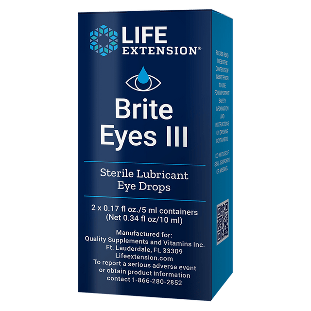 Life Extension Brite Eyes III Drops, 2X5ml