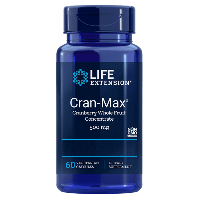 Life Extension Cran-Max 500mg, 60 VCapsules